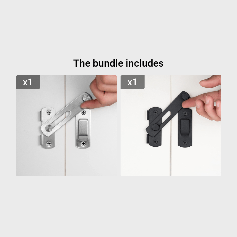 baby Locks, Metal Bifold Door Lock, (1-Pack) Closet Locks for