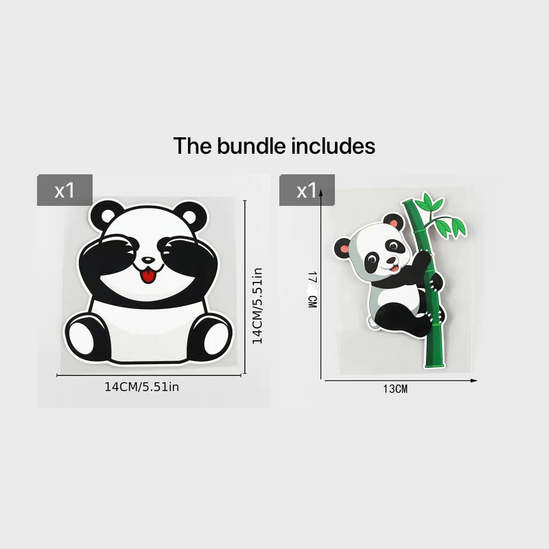 Panda Stickers Cartoon Cute Animal Waterproof Self adhesive - Temu