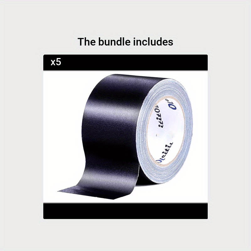 Gaffers Tape Black 2/Pack Heavy Duty, 2 by 30 Yards each, Professional  Grade Gaffer Tape, Non-reflective, No Residue, Hand Tear, Self-adhesive by