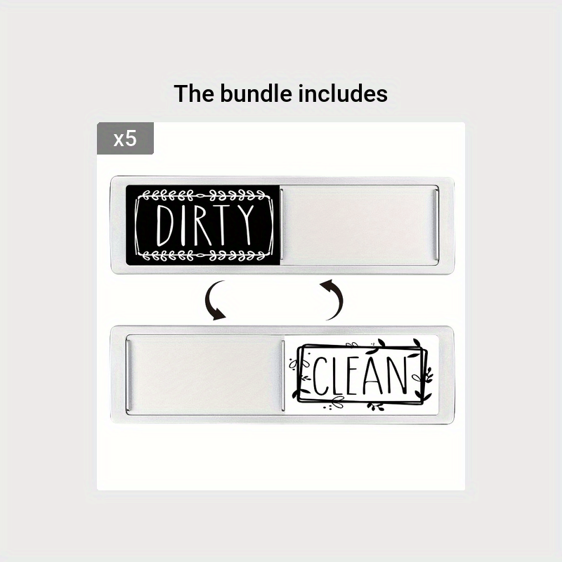 Dishwasher Magnet Clean Dirty Sign Clean Dirty Magnet For - Temu