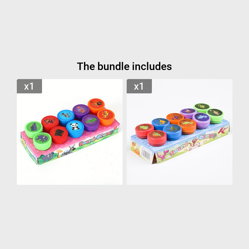 Assorted Stamps For Kids Self ink Stamps Children Toy Stamps - Temu
