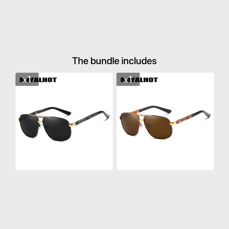 Men and Women Polarized Sunglasses with Aloly Frame