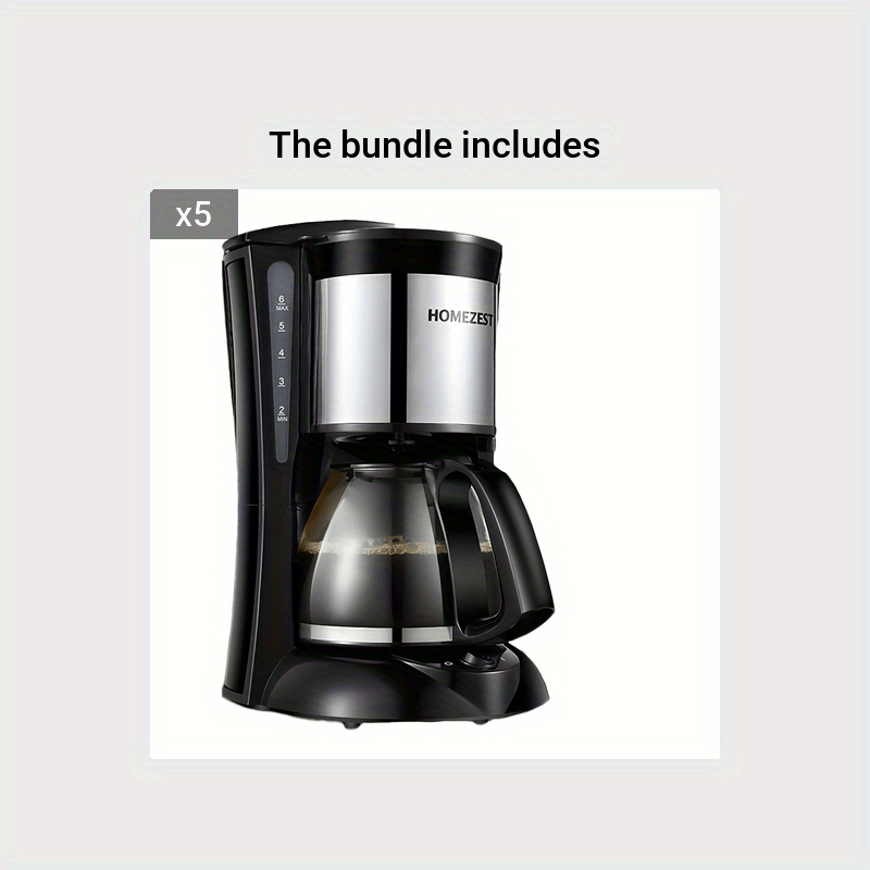 American Coffee Maker Household Small Automatic Office All-in-One Machine  Drip Type Tea Making Device Coffee Percolator