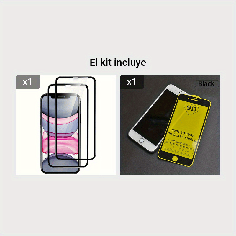 SE2022 funda iphone SE 2022 case de silicona + cristal templado