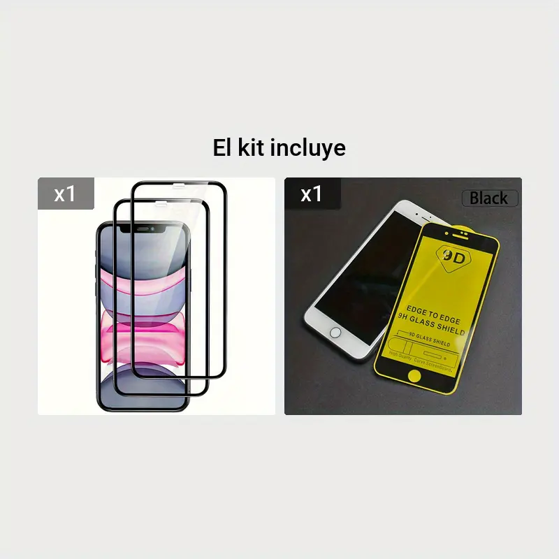 3 Paquetes] Para IPhone 7 8 SE 2020 2022 SE2 SE3 X XR XS 11 - Temu
