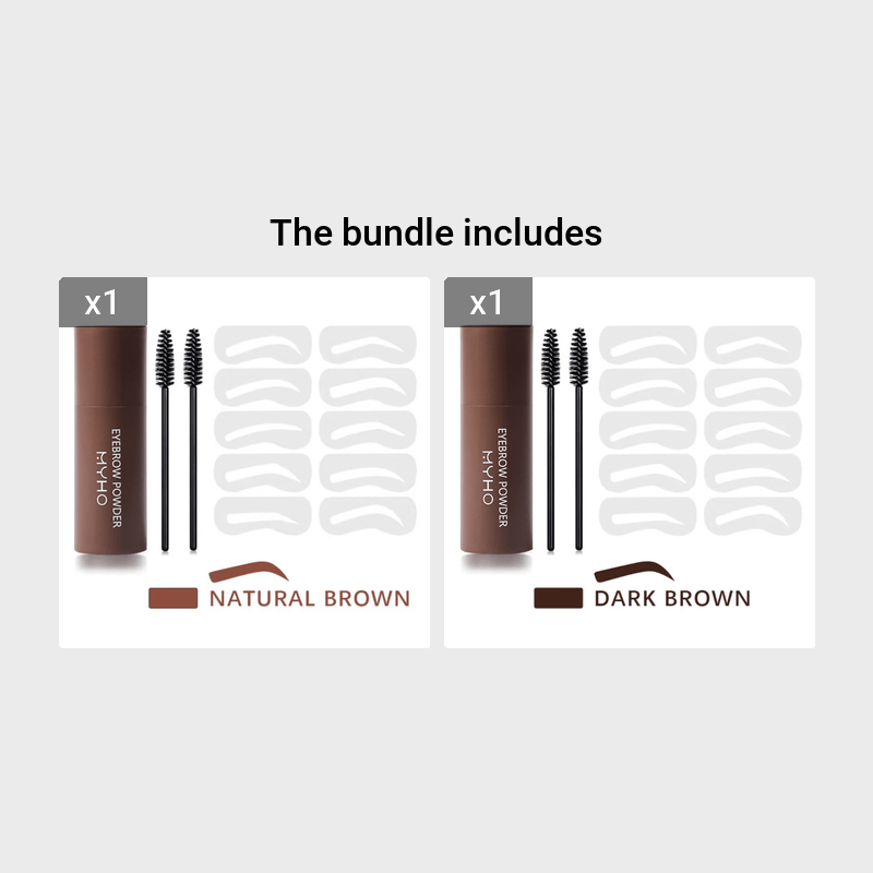 Eyebrow Stamp Stencils Kit for One Step Brows