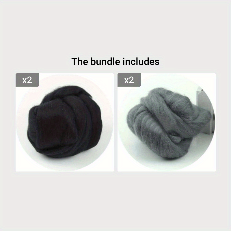 Genuine Wool Top Fibre Roving For Needle Felting - Temu