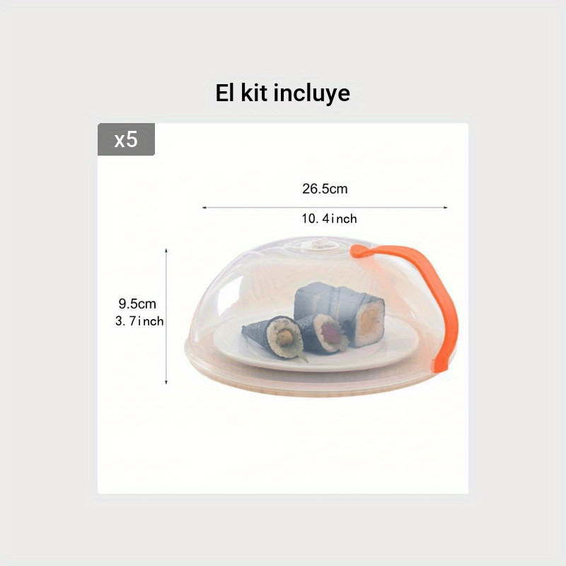 Tapa microondas con múltiples salidas de vapor. Perfecto para mantener el  microondas limpio, libre de salpicaduras. Apto para lavavajillas. Libre de  BPA. 24 cm de diámetro. Fabricado en España. : : Hogar