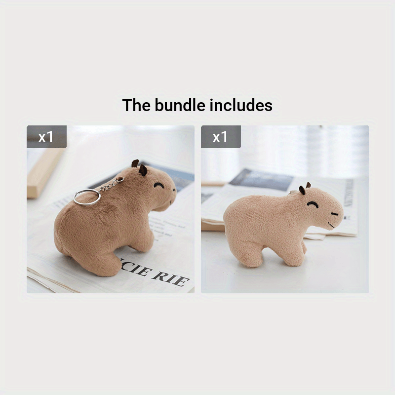 3x Realistische Capybara Figuren Spielzeug, Lebensechte