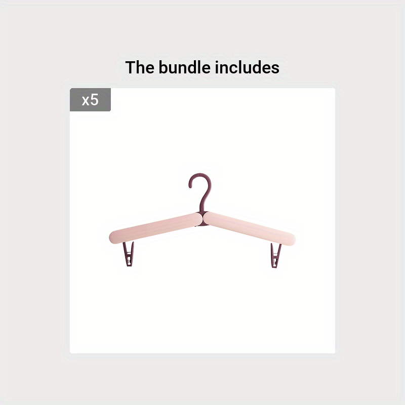 Multifunctional Folding Clothes Hanger for Travel and Home Storage