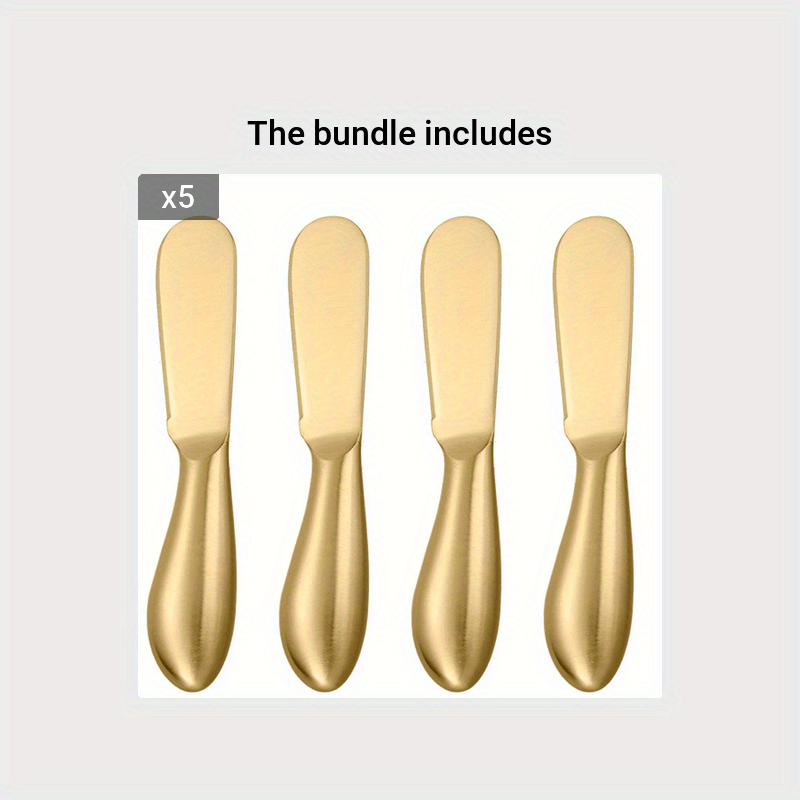 Gold Butter Knife Stainless Steel Cheese Spreader Butter - Temu