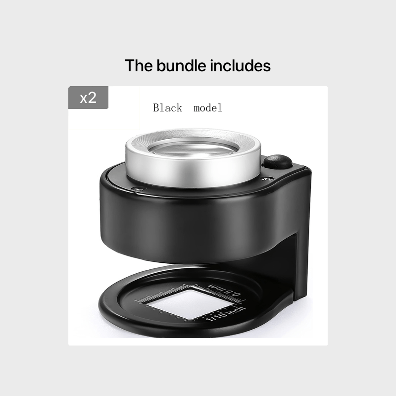 60x Rechargeable Coin Magnifier With 6 Led Lights - Portable Metal Loupe  For Textile, Jewelry, Currency & Stamps - Temu Malaysia
