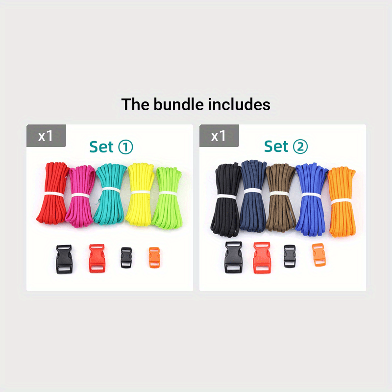 Paracord & Buckles Combo Kit - Pound For Pound