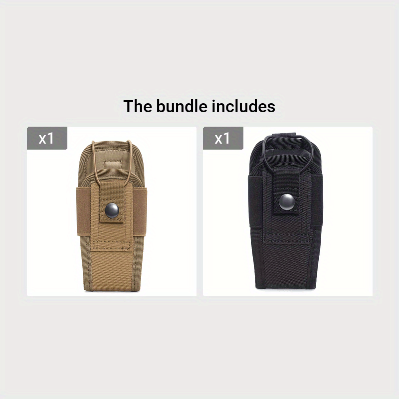 Tactical Molle Radio Walkie Talkie Pouch Sac À La Taille - Temu France