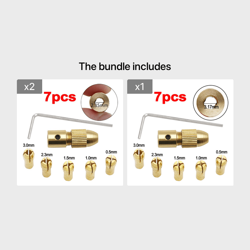 Brass Air Chuck Adapter Center Spindle Drill Chuck Set Small - Temu