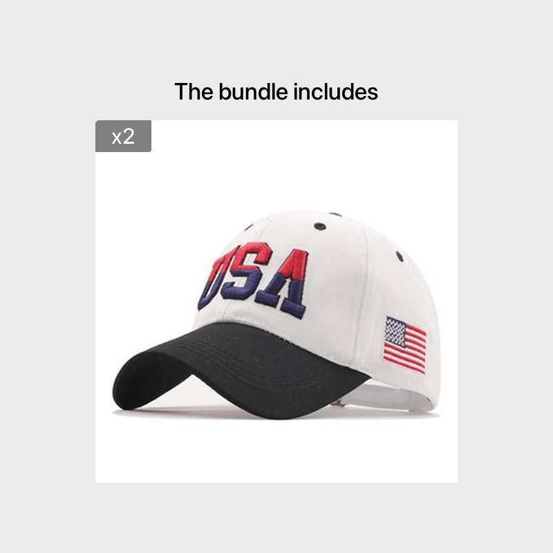 Letter Embroidered Baseball Cap Outdoor Adjustable Casual Style Man Unisex Hat