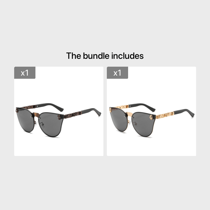 Gothic Frog Mirror Skull Sunglasses for Men
