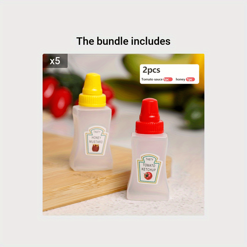 Mini Sauce Box Sauce Squeeze Bottles Squeeze Bottle Fine - Temu