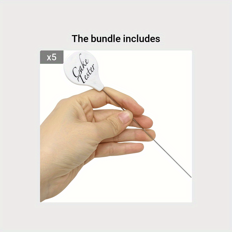 1pc Stainless Steel Cake Tester Needle, Cake Baking Test Probe, Baking Oven  Utensils, Household Baking Tool