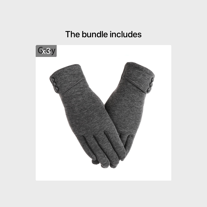 Mignon Chat Motif Os D'hiver Chaud Écran Tactile Gants - Temu Belgium