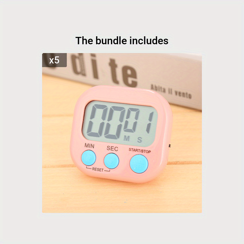 Classroom Egg Magnetic Digital Stopwatch Clock Kitchen Timer for Teacher  Study Exercise Oven Cook Baking Desk - China Kitchen Timer, Classroom Timer