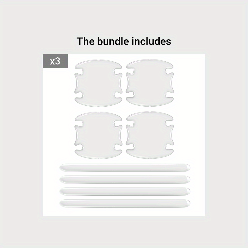 Car Door Handle Bowl Scratch Protector Stickers