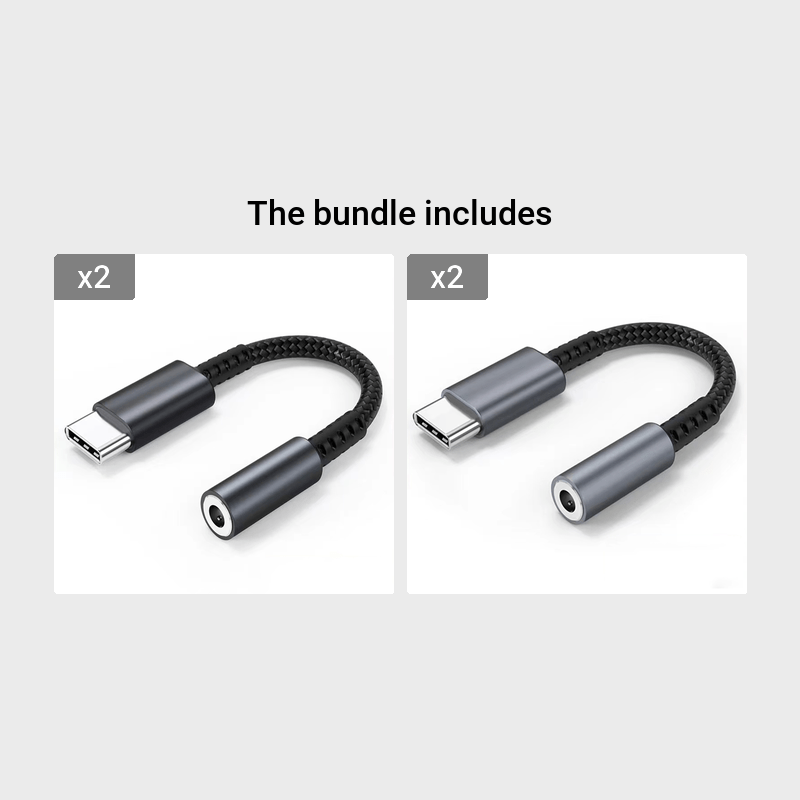 2 In 1 USB C To 3.5mm Headphone Jack Adapter Type C Charge Audio Aux  Adaptor for Samsung S20 Ultra Note 20 10 Plus S21 Ipad Pro