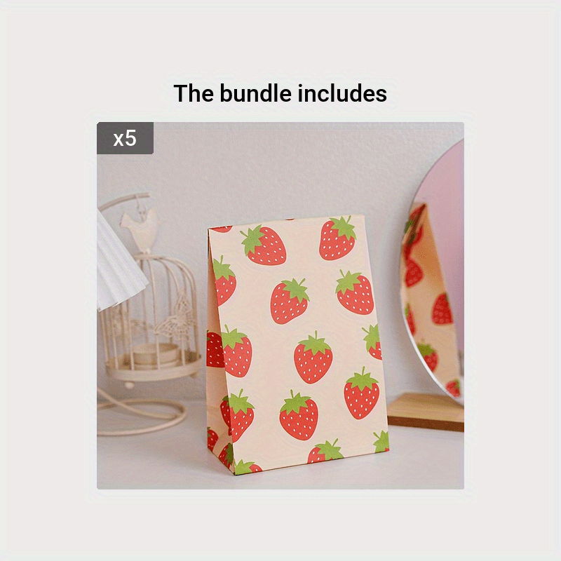 Strawberries Designer Tissue Paper for Gift Bags