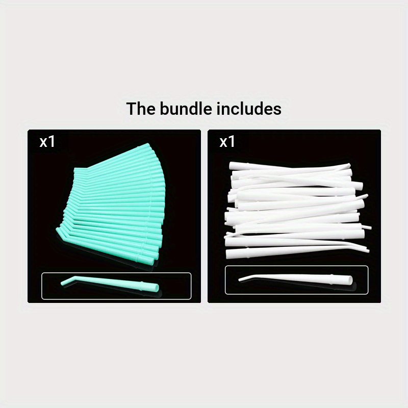 25pcs Disposable Plastic Curved Tips Surgical Aspirator
