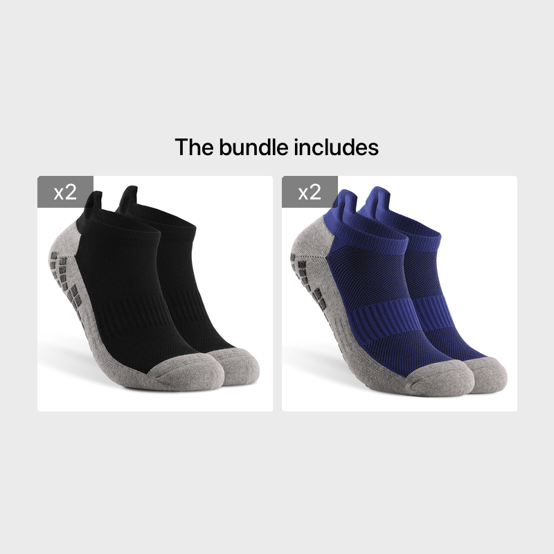 1pair Cushioned Socks Thicken Towel Padded Non Slip Football Ankle Sock ...