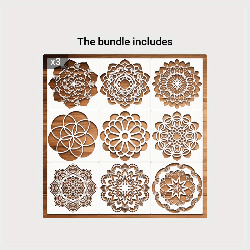 Mandala Stencils - Set of 12 –