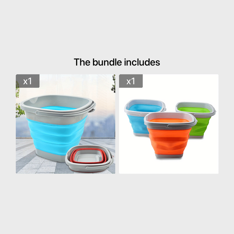 Space saving Collapsible Plastic Bucket Portable - Temu Australia