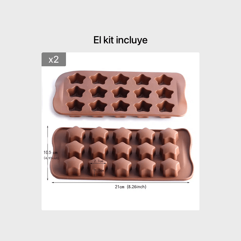 Tipos de moldes de silicona para manualidades de azúcar, rejillas