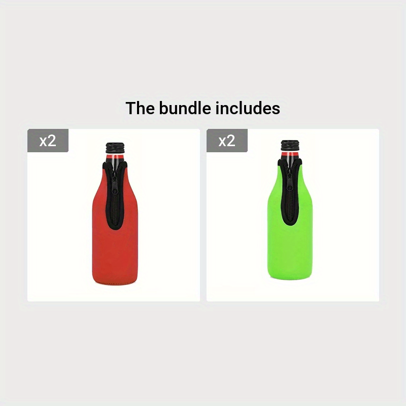  10 Pack Neoprene Water Bottle Sleeve 12 oz - 18 oz