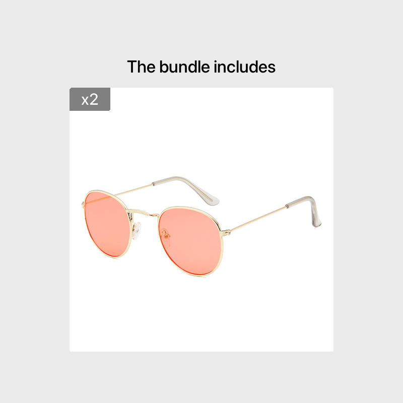 Metal Frame Round Glasses