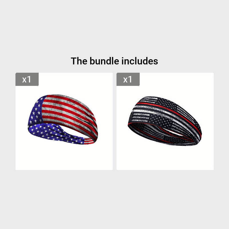 Amerikanische Flagge Stirnband Mode Sport Stirnband Flagge Muster