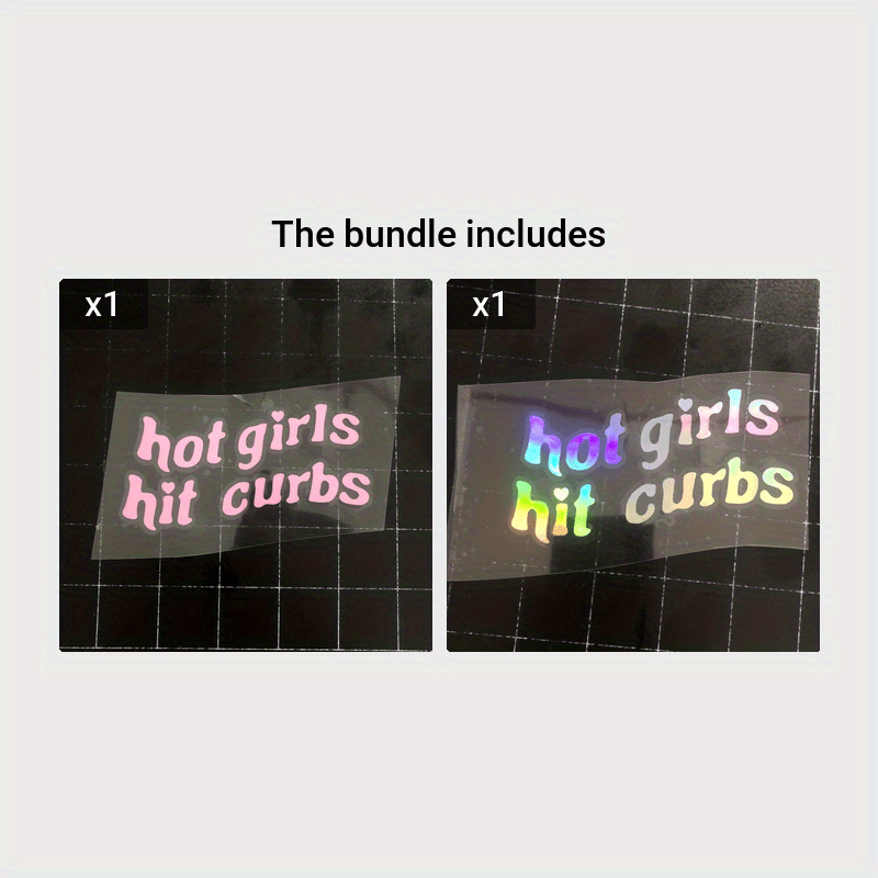 Hot Girls Hit Curbs Autospiegel-aufkleber, Vinyl, Autospiegelaufkleber, Spiegelaufkleber, Lustiger Spiegelaufkleber, Niedlicher Spiegelaufkleber, aktuelle Trends, günstig kaufen