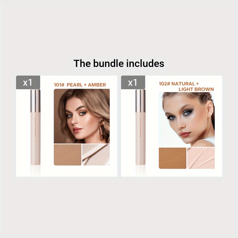 2 color Dual ended 3d Contour Stick Dual Use Facial - Temu United Kingdom