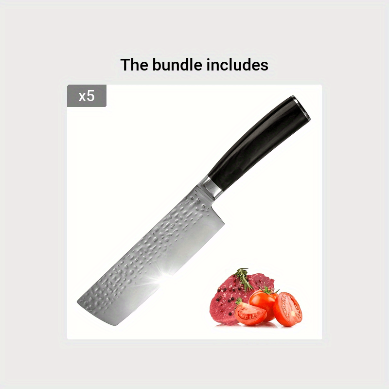 Kitchen Knife Stainless Steel Slicing Knife Retro Forged Small Kitchen Knife  Lightweight Ladies Kitchen Knife Chef Knife