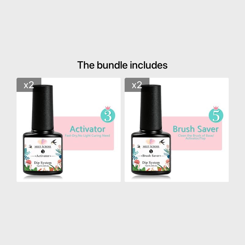 Dip Powder Nail Kit with Essential Liquid Set
