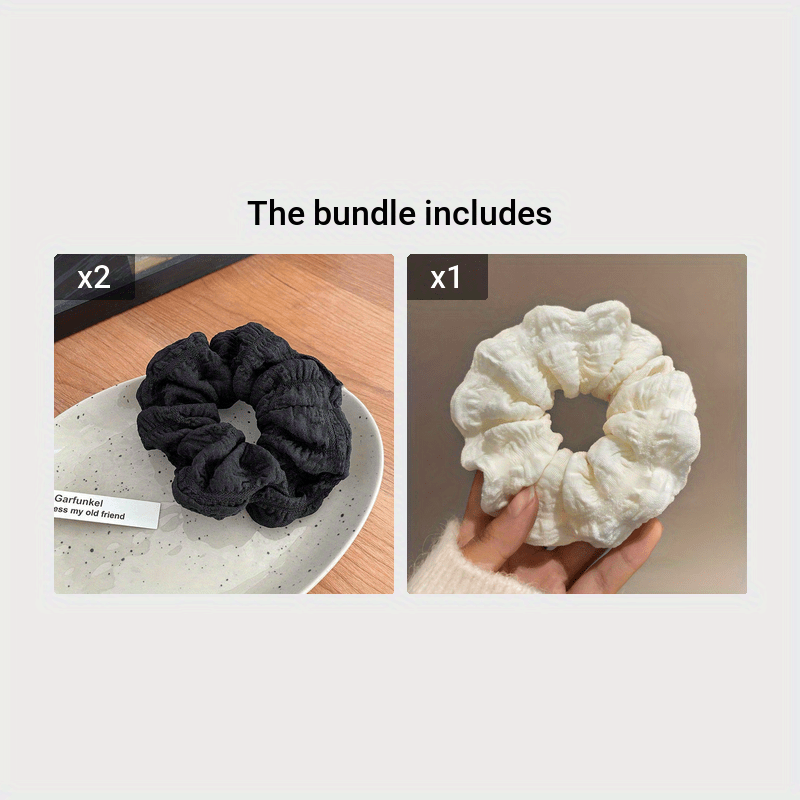 How To Make Scrunchies with a Hair Tie or Elastic
