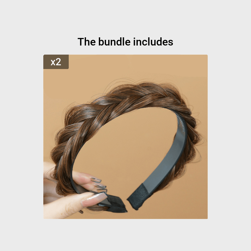 Braids Wig Headband Nonslip Toothed Twist Braids Hair Band - Temu