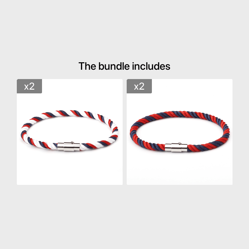 Couple Hand Rope Braided Bracelet, Creative Unisex Design