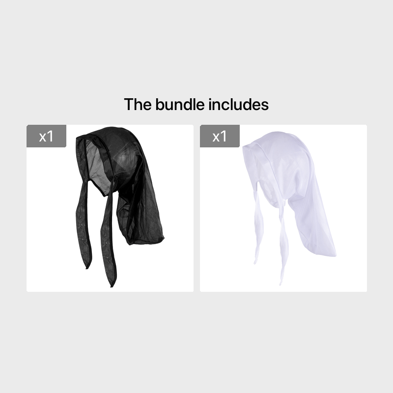 Women Satin Braid Bonnet Hat Sleep Caps Night Caps Solid Bonnet