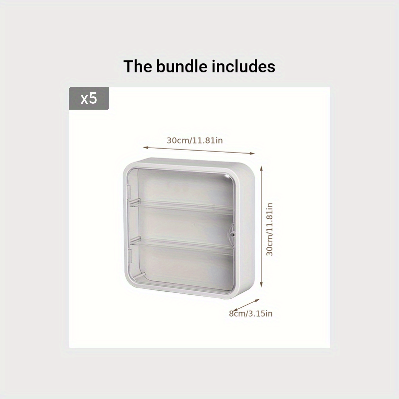 Wall Mounted Acrylic Hand Organizer & Bubble Matt Blind Box Display Rack