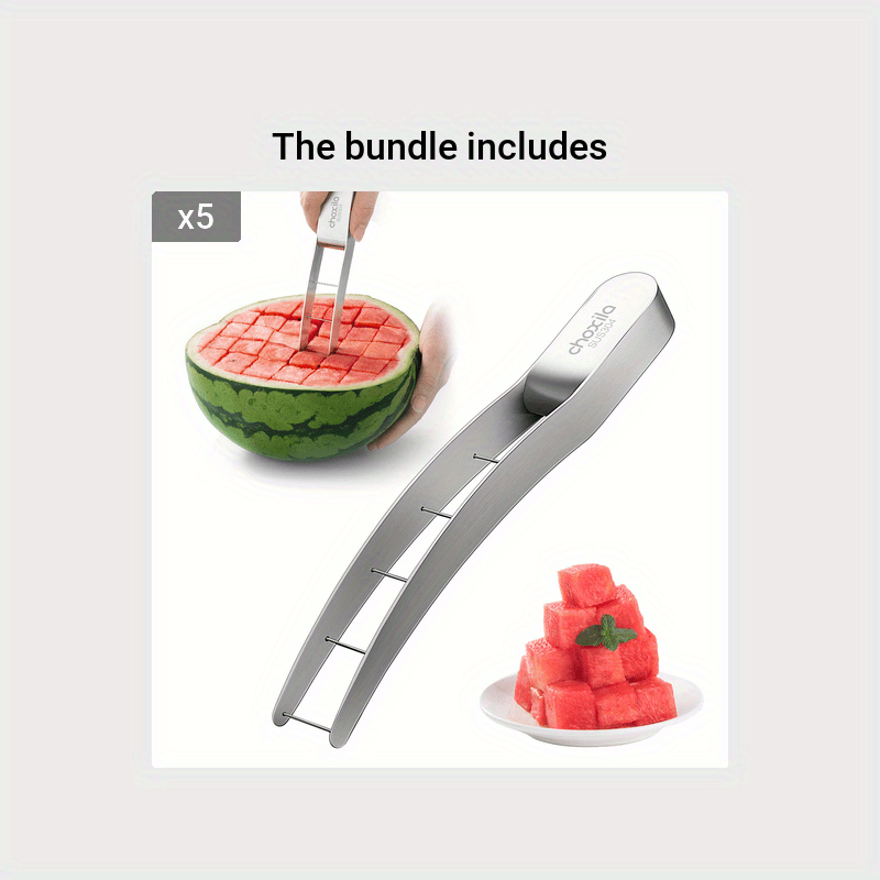 Watermelon Cutter Slicer Stainless Steel Watermelon Cube - Temu