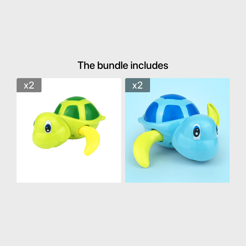 Cute Floating Turtle Bath Toy for Water Fun