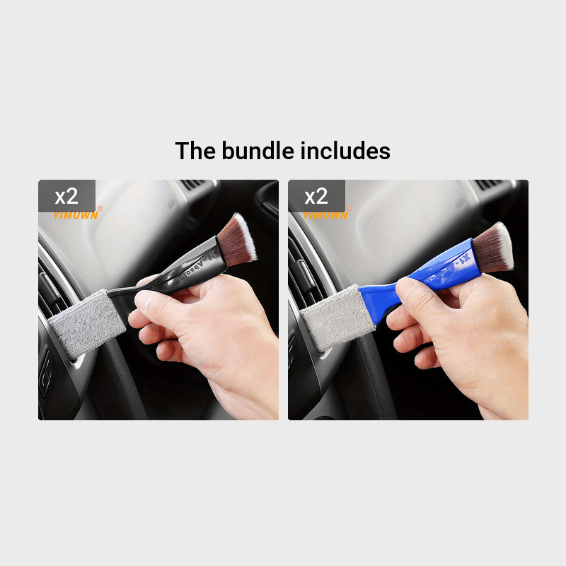 Dropship 5pcs Car Wash Brush Soft Brush Detail Brush Automotive Interior  Cleaning Tools Air Conditioner Air Outlet Cleaning Brush to Sell Online at  a Lower Price