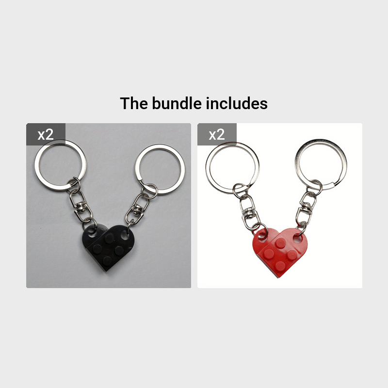 2pcs Carino Cuore Amore Portachiavi Coppie Amicizia Donne Uomini Ragazza  Ragazzo Elementi Chiave Anello Compleanno Gioielli Regalo, Acquista Temu E  Inizia A Risparmiare