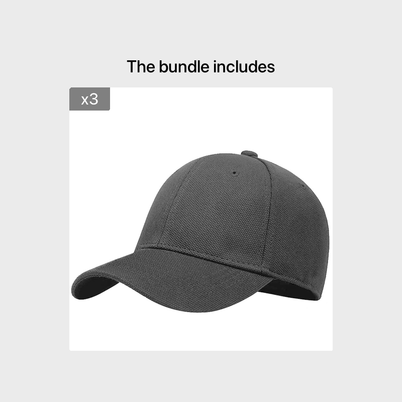 Men's Solid Back Seal Baseball Cap